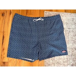 Vineyard Vines 7" printed  swim trunks lined shorts men's size XXL NWOT